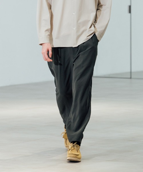 CITY TOKYO/シティートーキョー】Multi-flex ワイドテーパードパンツ