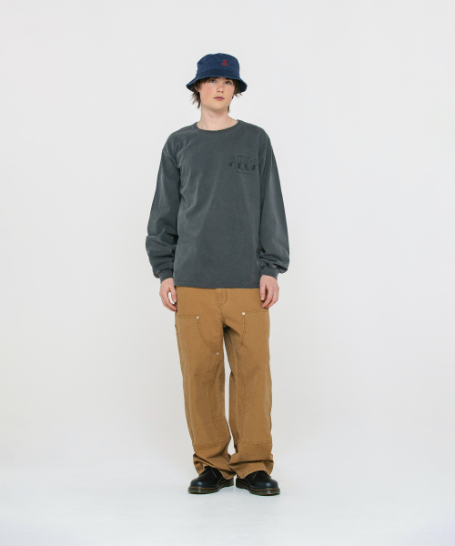 AECA(エイカ)の「VINTAGE DOUBLE KNEE PIGMENT PANTS-BEIGE(その他パンツ・メンズ・その他・MEDIUM/LARGE/SMALL)」の3枚目の写真