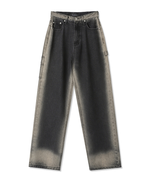 AVANDRESS(アバンドレス )の「Hammer Wide Pants BLACK(デニムパンツ・レディース・ブラック・MEDIUM/X-SMALL/XX-SMALL/SMALL)」の3枚目の写真