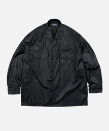 COATED WORK SHIRT JACKET _ BLACK
