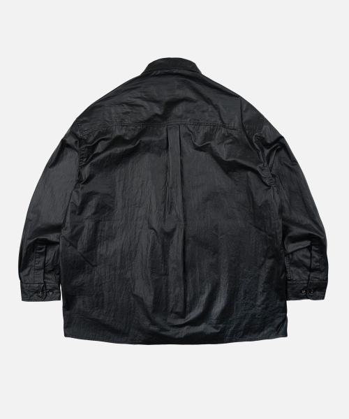 FRIZMWORKS(フリズムワークス)の「COATED WORK SHIRT JACKET _ BLACK(シャツ/ブラウス・メンズ・その他・X-LARGE/SMALL/MEDIUM/LARGE)」の2枚目の写真