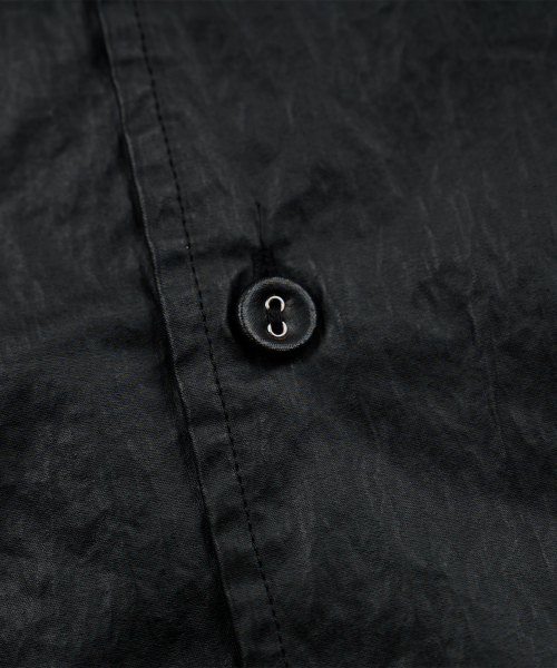 FRIZMWORKS(フリズムワークス)の「COATED WORK SHIRT JACKET _ BLACK(シャツ/ブラウス・メンズ・その他・X-LARGE/SMALL/MEDIUM/LARGE)」の4枚目の写真