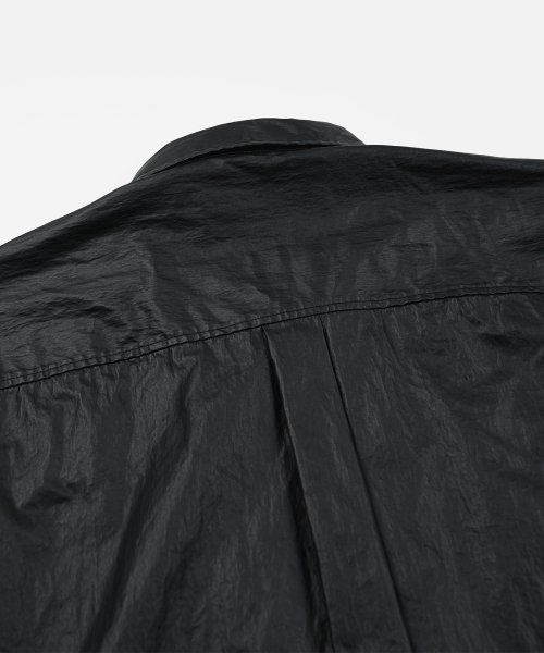 FRIZMWORKS(フリズムワークス)の「COATED WORK SHIRT JACKET _ BLACK(シャツ/ブラウス・メンズ・その他・X-LARGE/SMALL/MEDIUM/LARGE)」の6枚目の写真