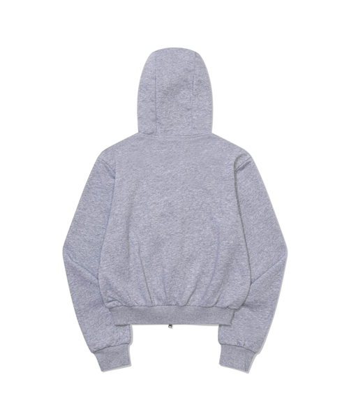 MOAA（モア）の「Cropped Zip Hoodie (GRAY)（パーカー・レディース・その他・SMALL/MEDIUM）」の3枚目の写真