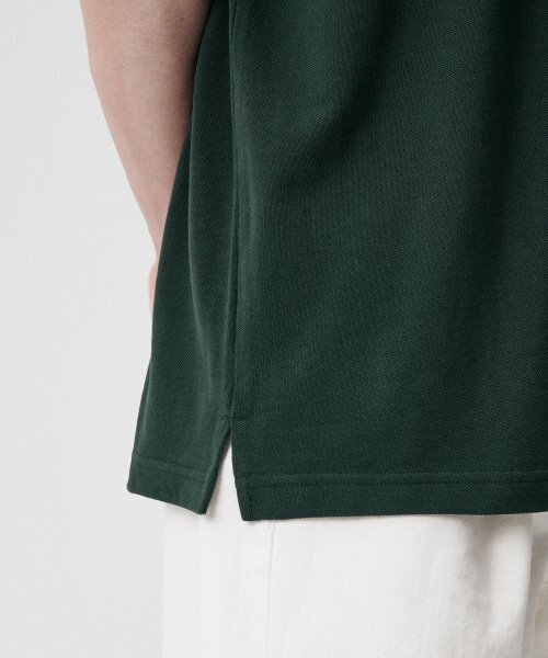 MUSINSA STANDARD（ムシンサスタンダード）の「リラックスフィットピケポロシャツ[ディープグリーン]（ポロシャツ・メンズ・その他・SMALL/MEDIUM/LARGE/X-LARGE/XX-LARGE/XXX-LARGE）」の6枚目の写真