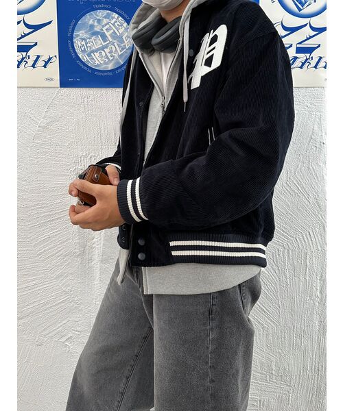 PARTIMENTO(パルティメント)の「コーデュロイバスティジャケットネイビー(スタジャン・レディース・その他・MEDIUM/LARGE/SMALL)」の14枚目の写真