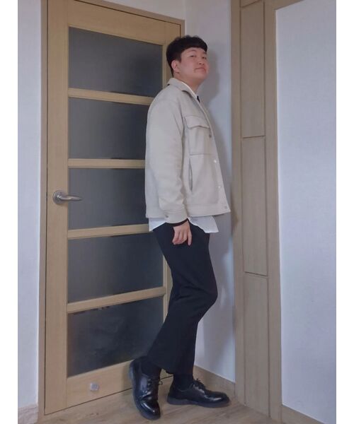 MUSINSA STANDARD（ムシンサスタンダード）の「ワイドスプレッドカラードレスシャツ[ホワイト]（ビジネスシャツ・メンズ・その他・LARGE/X-LARGE/XX-LARGE/MEDIUM）」の8枚目の写真