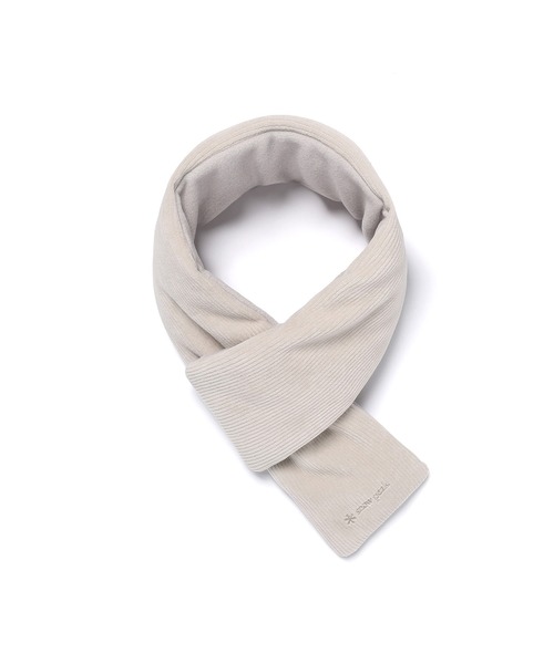 Snow Peak（スノーピーク）の「Snow Peak / Corduroy Neck Muffler  コーデュロイネックマフラー 海外限定（マフラー・レディース・ライトブラウン/スミクロ/ライトベージュ・ONE SIZE）」の3枚目の写真