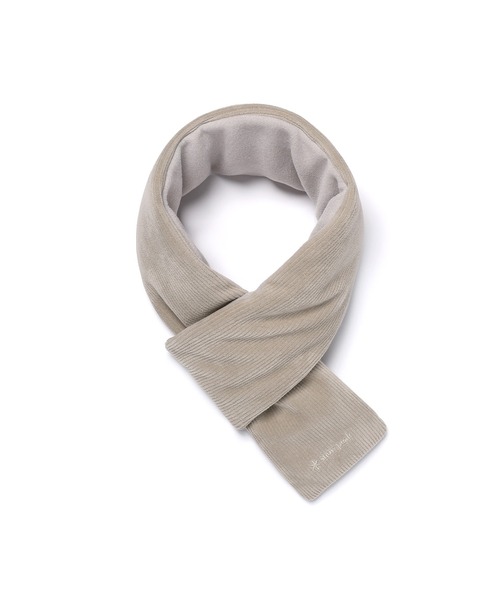 Snow Peak（スノーピーク）の「Snow Peak / Corduroy Neck Muffler  コーデュロイネックマフラー 海外限定（マフラー・レディース・ライトブラウン/スミクロ/ライトベージュ・ONE SIZE）」の2枚目の写真