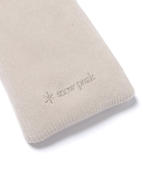 Snow Peak（スノーピーク）の「Snow Peak / Corduroy Neck Muffler  コーデュロイネックマフラー 海外限定（マフラー・レディース・ライトブラウン/スミクロ/ライトベージュ・ONE SIZE）」の14枚目の写真