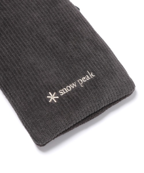 Snow Peak（スノーピーク）の「Snow Peak / Corduroy Neck Muffler  コーデュロイネックマフラー 海外限定（マフラー・レディース・ライトブラウン/スミクロ/ライトベージュ・ONE SIZE）」の6枚目の写真