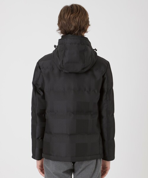 BLACK LABEL CRESTBRIDGE（ブラックレーベル・クレストブリッジ）の「シャドーチェックカルゼダウン（ダウンジャケット/コート・メンズ・ネイビー/グレー系その他/ブラック/パープル系その他4/ホワイト系その他・XL/L/M）」の9枚目の写真