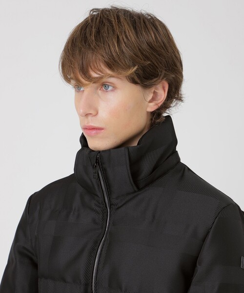 BLACK LABEL CRESTBRIDGE（ブラックレーベル・クレストブリッジ）の「シャドーチェックカルゼダウン（ダウンジャケット/コート・メンズ・ネイビー/グレー系その他/ブラック/パープル系その他4/ホワイト系その他・XL/L/M）」の11枚目の写真