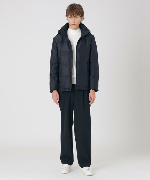 ブラックレーベルクレストブリッジ シャドウチェックダウン WEB限定】シャドーチェックダウンベスト（ブルゾン）｜BLACK LABEL