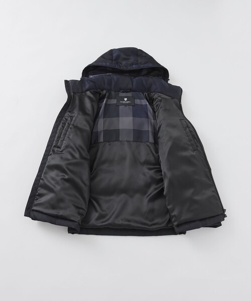 BLACK LABEL CRESTBRIDGE（ブラックレーベル・クレストブリッジ）の「シャドーチェックカルゼダウン（ダウンジャケット/コート・メンズ・ネイビー/グレー系その他/ブラック/パープル系その他4/ホワイト系その他・XL/L/M）」の22枚目の写真