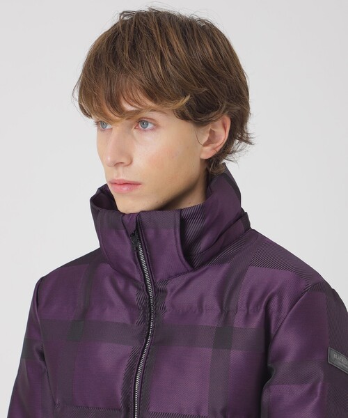 BLACK LABEL CRESTBRIDGE(ブラックレーベル・クレストブリッジ)の「シャドーチェックカルゼダウン(ダウンジャケット/コート・メンズ・ネイビー/グレー系その他/ブラック/パープル系その他4/ホワイト系その他・XL/L/M)」の6枚目の写真