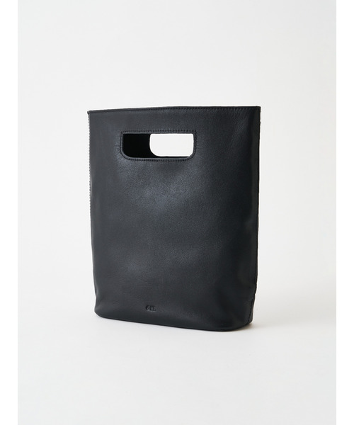 ONE.(ワンドット)の「【ONE.】 / Leather Small Bucket / 撥水レザー/ ONE-014(ハンドバッグ・レディース・ブラック・FREE)」の3枚目の写真