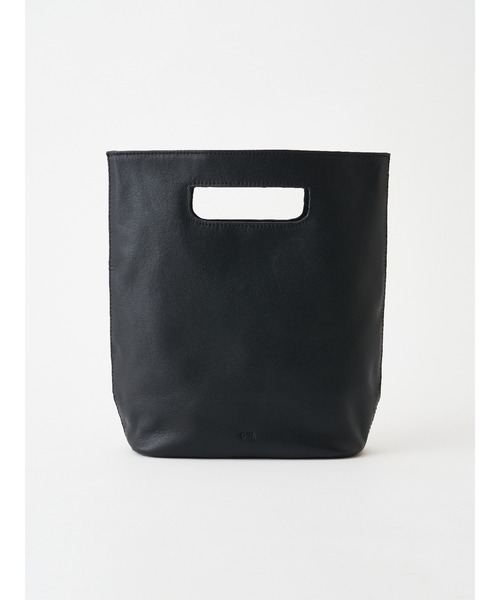 ONE.(ワンドット)の「【ONE.】 / Leather Small Bucket / 撥水レザー/ ONE-014(ハンドバッグ・レディース・ブラック・FREE)」の5枚目の写真
