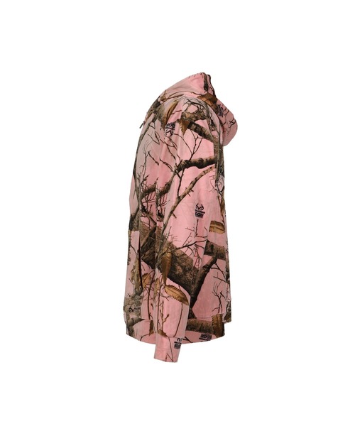 PLEASURES(プレジャー)の「REALTREE VELOUR HOODIE(パーカー・メンズ・ピンク・MEDIUM)」の3枚目の写真