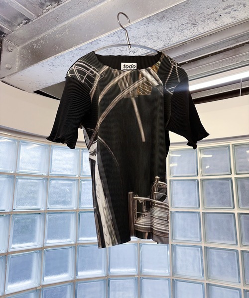 GRAPHIC WAVE RELAX TOP（Tシャツ/カットソー）｜kotohayokozawa