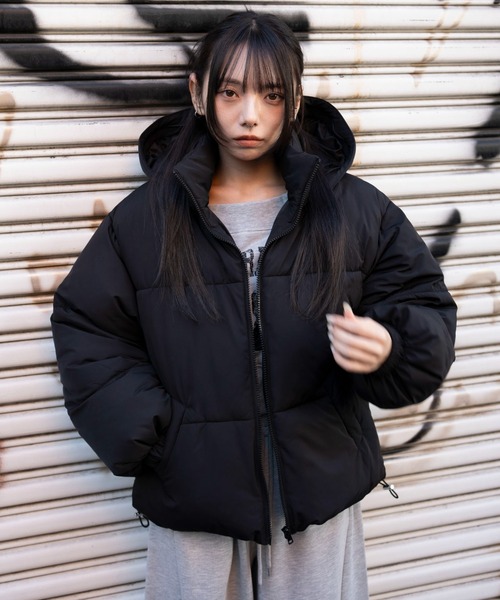 WEGO（ウィゴー）の「WEGO/3WAYファーフードパファーブルゾン（ダウンジャケット/コート・レディース・ブラック・SMALL/MEDIUM）」の15枚目の写真