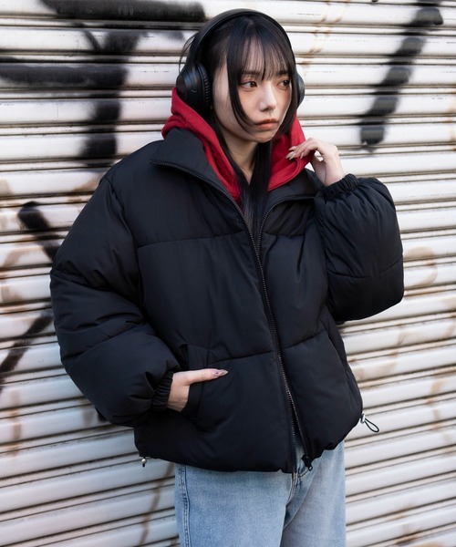 WEGO（ウィゴー）の「WEGO/3WAYファーフードパファーブルゾン（ダウンジャケット/コート・レディース・ブラック・SMALL/MEDIUM）」の19枚目の写真