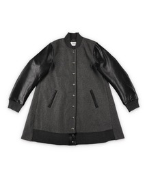 KONVINI（コンビニ）の「【Chillity】スタジャンロングコート（スタジャン）」