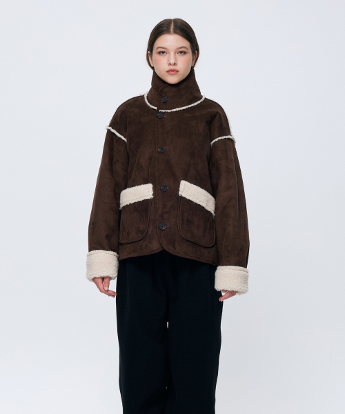 ARI(アリ)の「ALLEN MEMORY MUSTANG / BROWN(ムートンコート・レディース・ブラウン・FREE)」の1枚目の写真