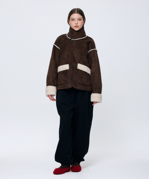 ARI(アリ)の「ALLEN MEMORY MUSTANG / BROWN(ムートンコート・レディース・ブラウン・FREE)」の3枚目の写真