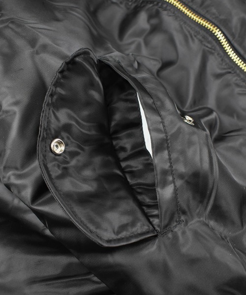 ROTHCO（ロスコ）の「【PH3】【ROTHCO/ロスコ】Black MA-1 Flight Jacket 7324（ミリタリージャケット・レディース・ブラック・X-SMALL/MEDIUM/X-LARGE/XX-SMALL）」の10枚目の写真