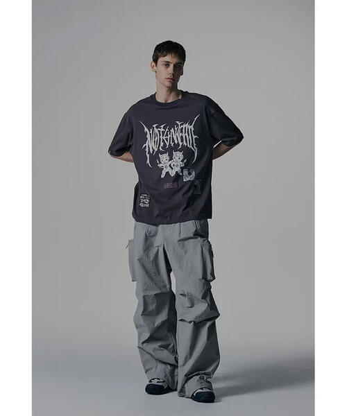 NOT4NERD（ノットフォーナード）の「NOT4NERD/ノットフォーナード/Nylon Big Pocket Parachute Pants（その他パンツ・メンズ・グレー系その他3/ブラック・XL/L/M）」の16枚目の写真
