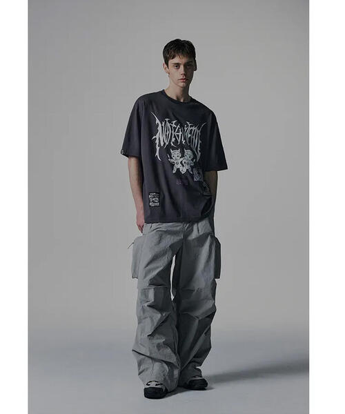 NOT4NERD（ノットフォーナード）の「NOT4NERD/ノットフォーナード/Nylon Big Pocket Parachute Pants（その他パンツ・メンズ・グレー系その他3/ブラック・XL/L/M）」の17枚目の写真
