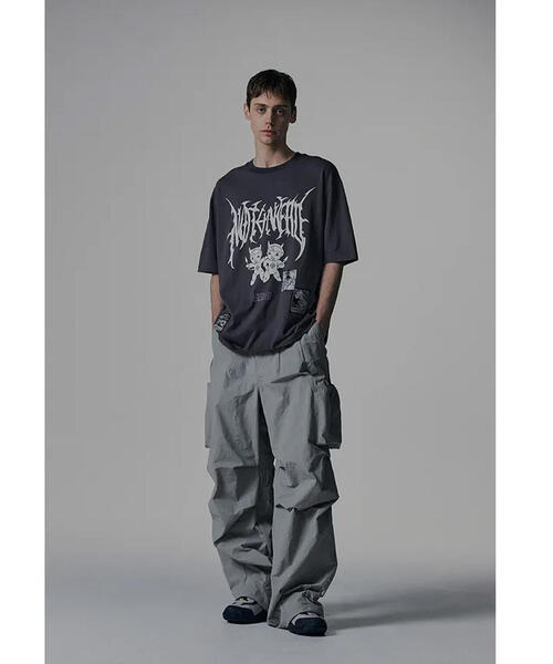 NOT4NERD（ノットフォーナード）の「NOT4NERD/ノットフォーナード/Nylon Big Pocket Parachute Pants（その他パンツ・メンズ・グレー系その他3/ブラック・XL/L/M）」の18枚目の写真