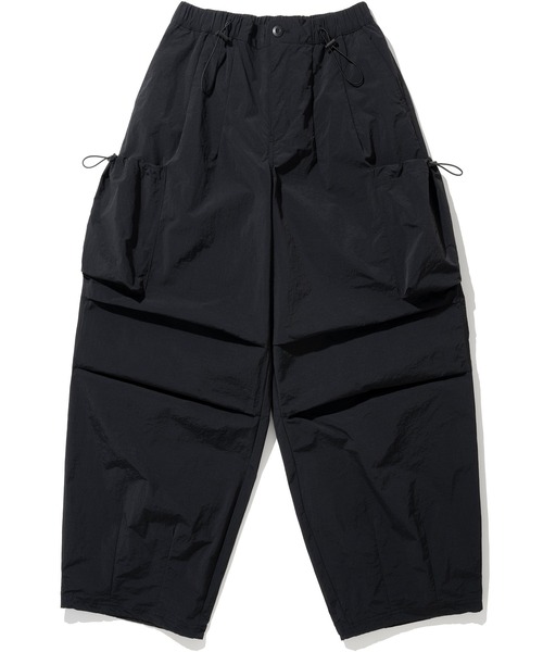 NOT4NERD（ノットフォーナード）の「NOT4NERD/ノットフォーナード/Nylon Big Pocket Parachute Pants（その他パンツ・メンズ・グレー系その他3/ブラック・XL/L/M）」の2枚目の写真