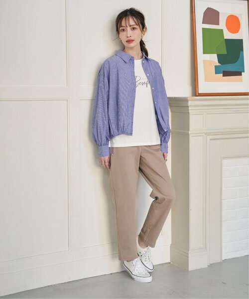 ikka(イッカ)の「ロゴフォトプリントスウェットTシャツ(Tシャツ/カットソー・レディース・オフホワイト/ブラック/チャコール/ホワイト・M/L)」の12枚目の写真