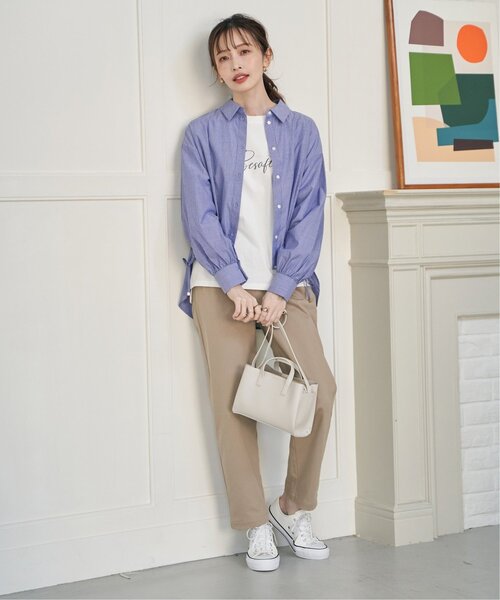 ikka(イッカ)の「ロゴフォトプリントスウェットTシャツ(Tシャツ/カットソー・レディース・オフホワイト/ブラック/チャコール/ホワイト・M/L)」の14枚目の写真