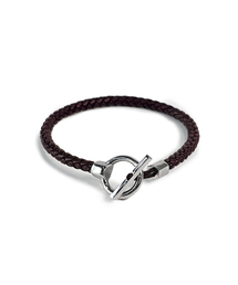 Chubasco（チュバスコ）の「HOOK LEATHER BRACELET DARK BROWN CHL02（ブレスレット）」