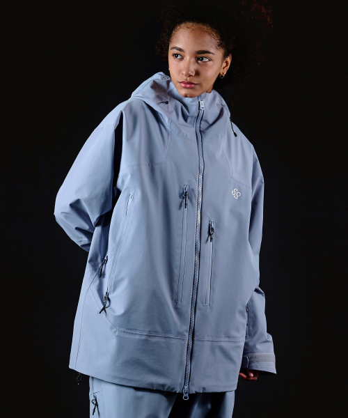 DOLL OUTERWEAR(ドラ アウターウェア)の「2526 3L イボークジャケット スレート 男女共用(ナイロンジャケット・レディース・その他・SMALL/MEDIUM/LARGE/X-LARGE/XX-LARGE)」の2枚目の写真