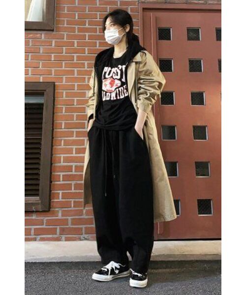 A NOTHING(アナッシング)の「HEAVY-TERRY BALLOON SWEAT PANTS (Black)(スウェットパンツ・レディース・その他・LARGE/MEDIUM)」の7枚目の写真