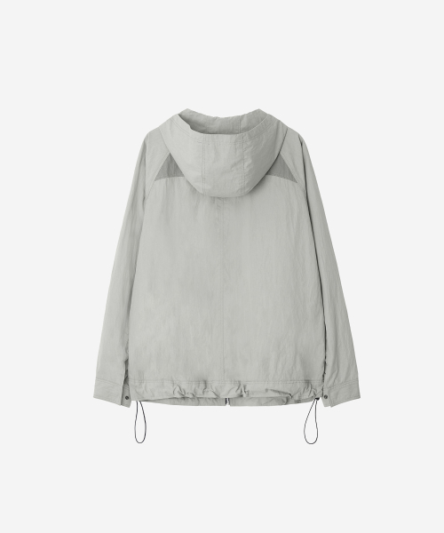 BLR(ビーエルアール)の「Arc Panel Windbreaker Jacket Beige(ナイロンジャケット・メンズ・その他・SMALL/MEDIUM/LARGE)」の2枚目の写真