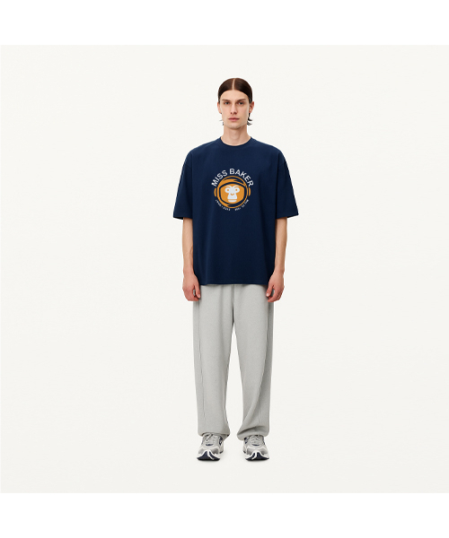 MISS BAKER（ミス ベイカー）の「スペースベイカーTシャツネイビー(メンズ)（Tシャツ/カットソー・メンズ・ネイビー・LARGE）」の4枚目の写真