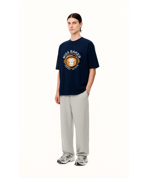 MISS BAKER（ミス ベイカー）の「スペースベイカーTシャツネイビー(メンズ)（Tシャツ/カットソー・メンズ・ネイビー・LARGE）」の2枚目の写真