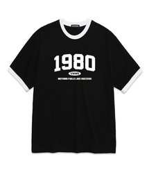 VANNWORKS（バンワークス）の「モノ配色1980オーバーサイズ半袖Tシャツ(VS0107)ブラック（Tシャツ/カットソー）」