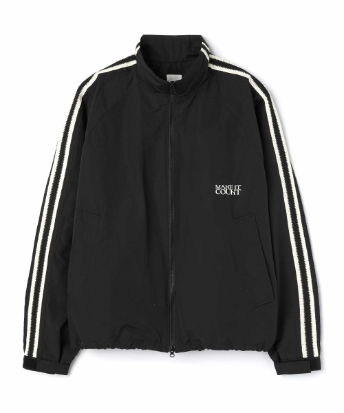 WMC(ダブリューエムシー)の「サイドラインジャンパー_BLACK(ナイロンジャケット・レディース・ブラック・MEDIUM/LARGE/X-LARGE)」の2枚目の写真