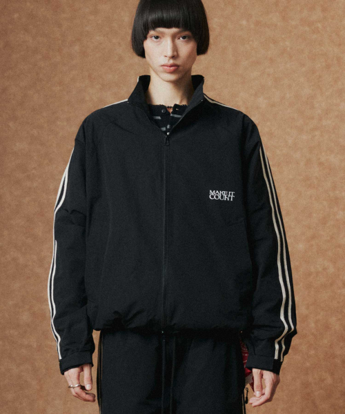 WMC(ダブリューエムシー)の「サイドラインジャンパー_BLACK(ナイロンジャケット・レディース・ブラック・MEDIUM/LARGE/X-LARGE)」の8枚目の写真