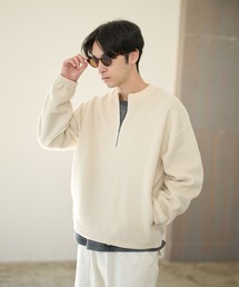 BAYFLOW | フリースハーフZIPプルオーバー(ニット/セーター)