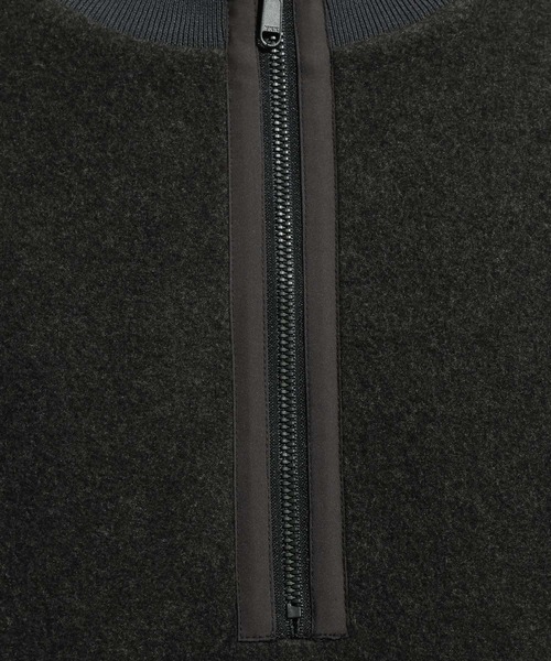 BAYFLOW（ベイフロー）の「フリースハーフZIPプルオーバー（ニット/セーター・メンズ・ダークグレー/アイボリー/ブラック・LARGE/MEDIUM）」の20枚目の写真