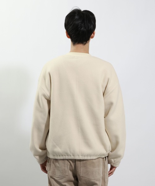 BAYFLOW（ベイフロー）の「フリースハーフZIPプルオーバー（ニット/セーター・メンズ・ダークグレー/アイボリー/ブラック・LARGE/MEDIUM）」の11枚目の写真