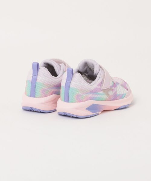 瞬足（シュンソク）の「瞬足 シュンソク FIRE BOOSTER【軽量/幅広3E】キッズスニーカー 子供靴 運動靴 ストラップシューズ(ファイヤーブースター) LJ-847（スニーカー・キッズ・サックスブルー/パープル系その他・17.0cm/17.5cm/18.0cm/18.5cm/19.0cm/19.5cm/20.0cm/20.5cm/21.0cm/21.5cm/22.0cm）」の3枚目の写真