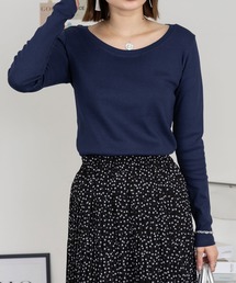 SVEC（シュベック）の「LARU / コットンフライス長袖Tシャツ（Tシャツ/カットソー）」